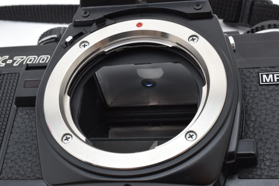超美品 ミノルタ X-700 ブラック フィルム モルト新品交換済 H014