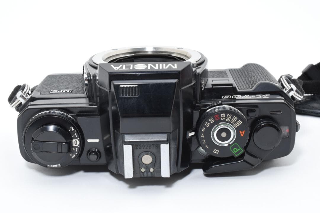 超美品 ミノルタ X-700 ブラック フィルム モルト新品交換済 H014
