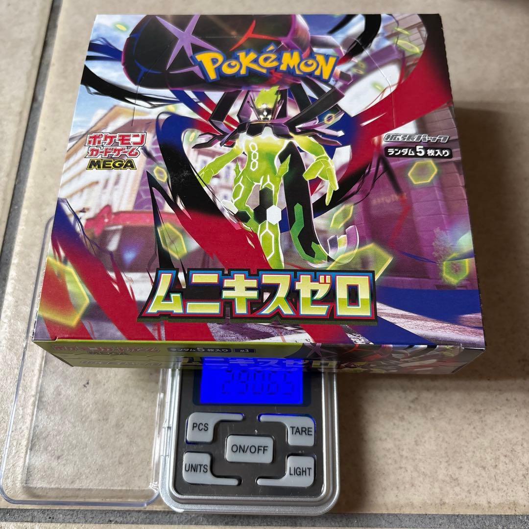 ポケモンカードゲーム ムニキスゼロ　1BOXぺりぺり付き/未開封290. 39g