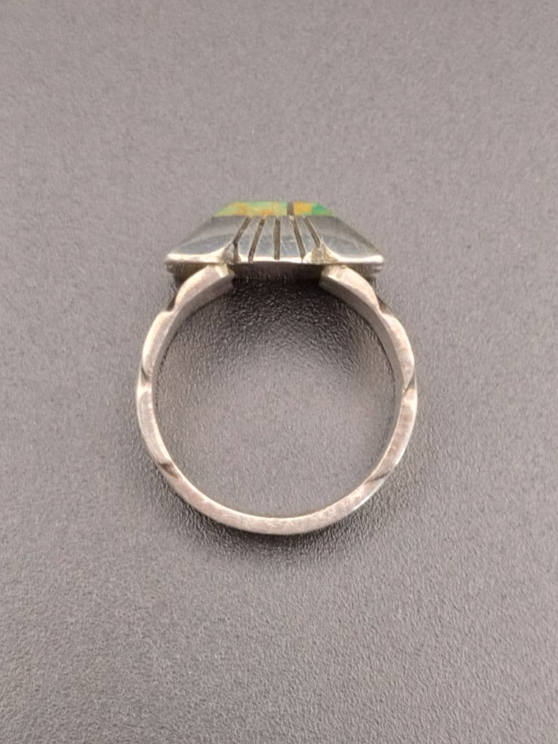 インディアンジュエリー◎リング指輪◎C.Benally◎ベナリー◎ターコイズ