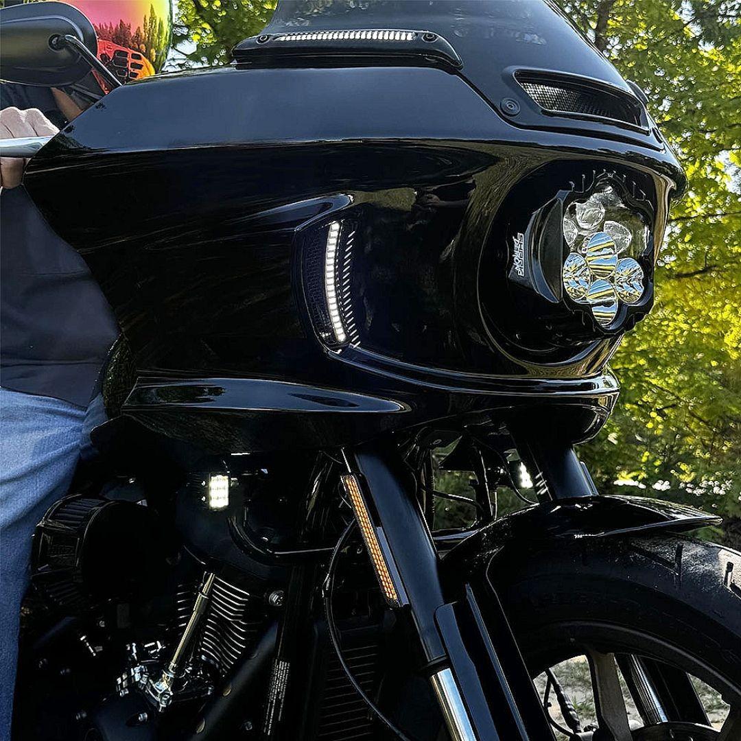 ハーレー ソフテイル ローライダー LED ライト ベント ST エルディアブロ