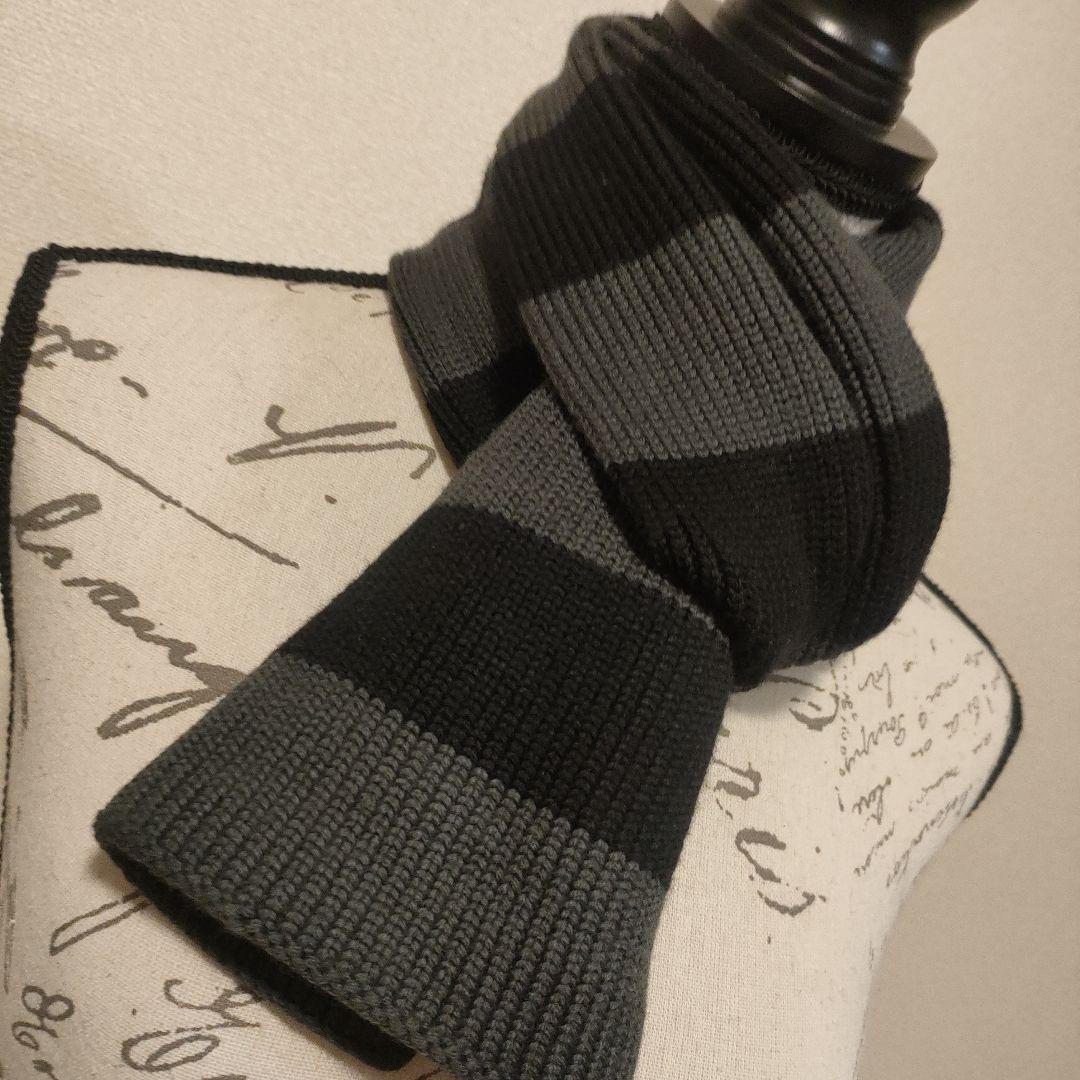 f21 PRADA　プラダスポーツ　マフラー　ボーダー