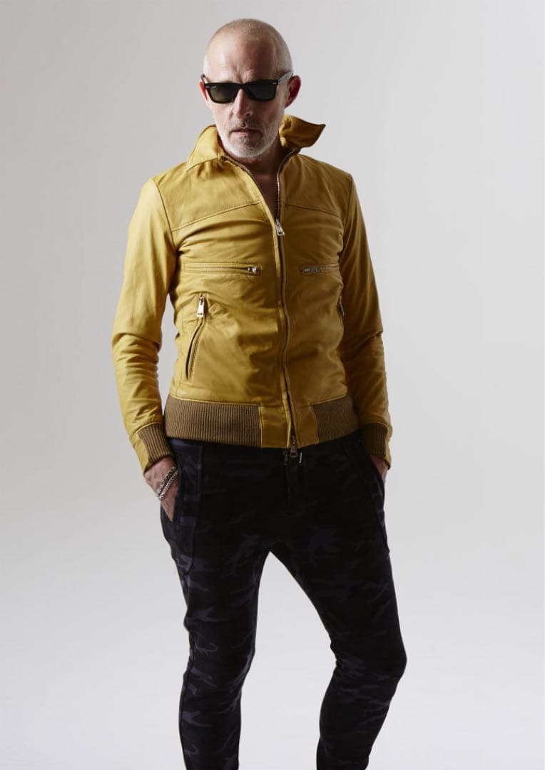 【美品】AKM エイケイエム レザージャケット シングル 羊革 ライダース