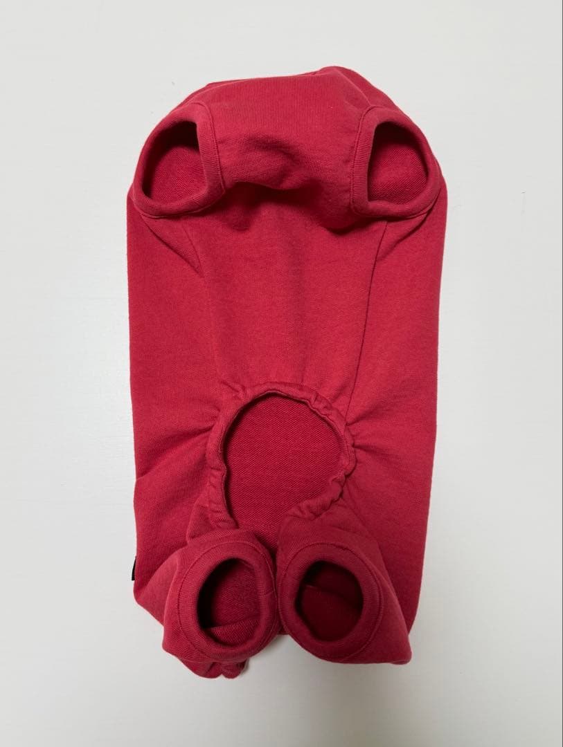 ダックスフンド服　商品受付ページ　ロンパース　犬服　つなぎ　レッド　赤