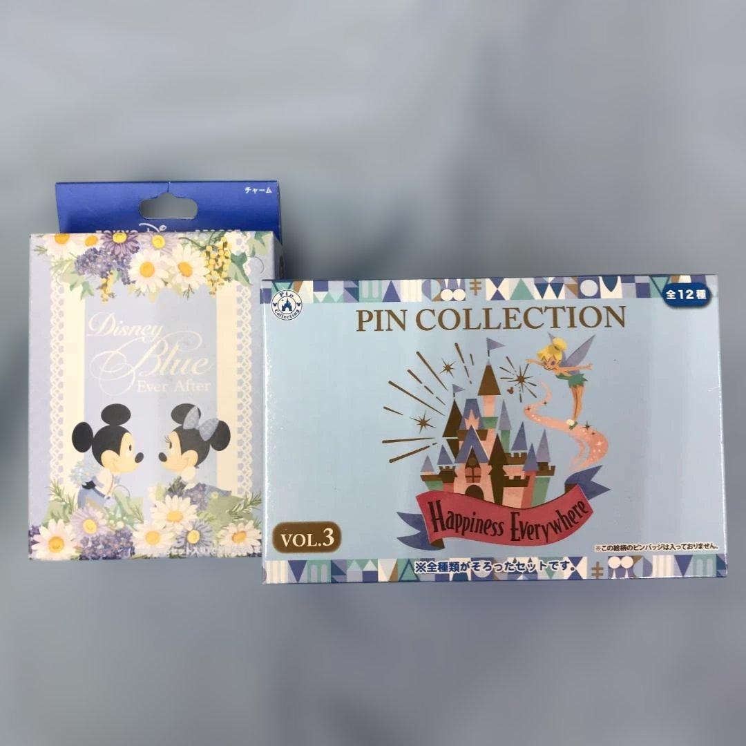 東京ディズニーリゾート ピンバッジ VOL.3 チャーム 2BOX まとめ