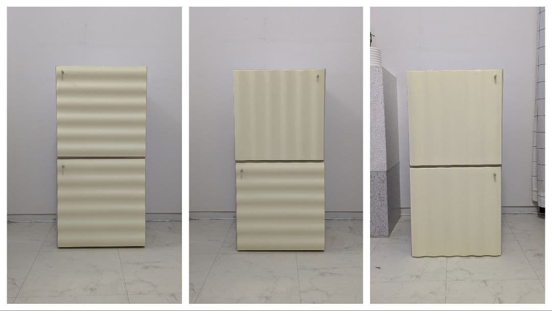 80−90 ヴィンテージ プラスチック キャビネット 2個セット ポストモダン