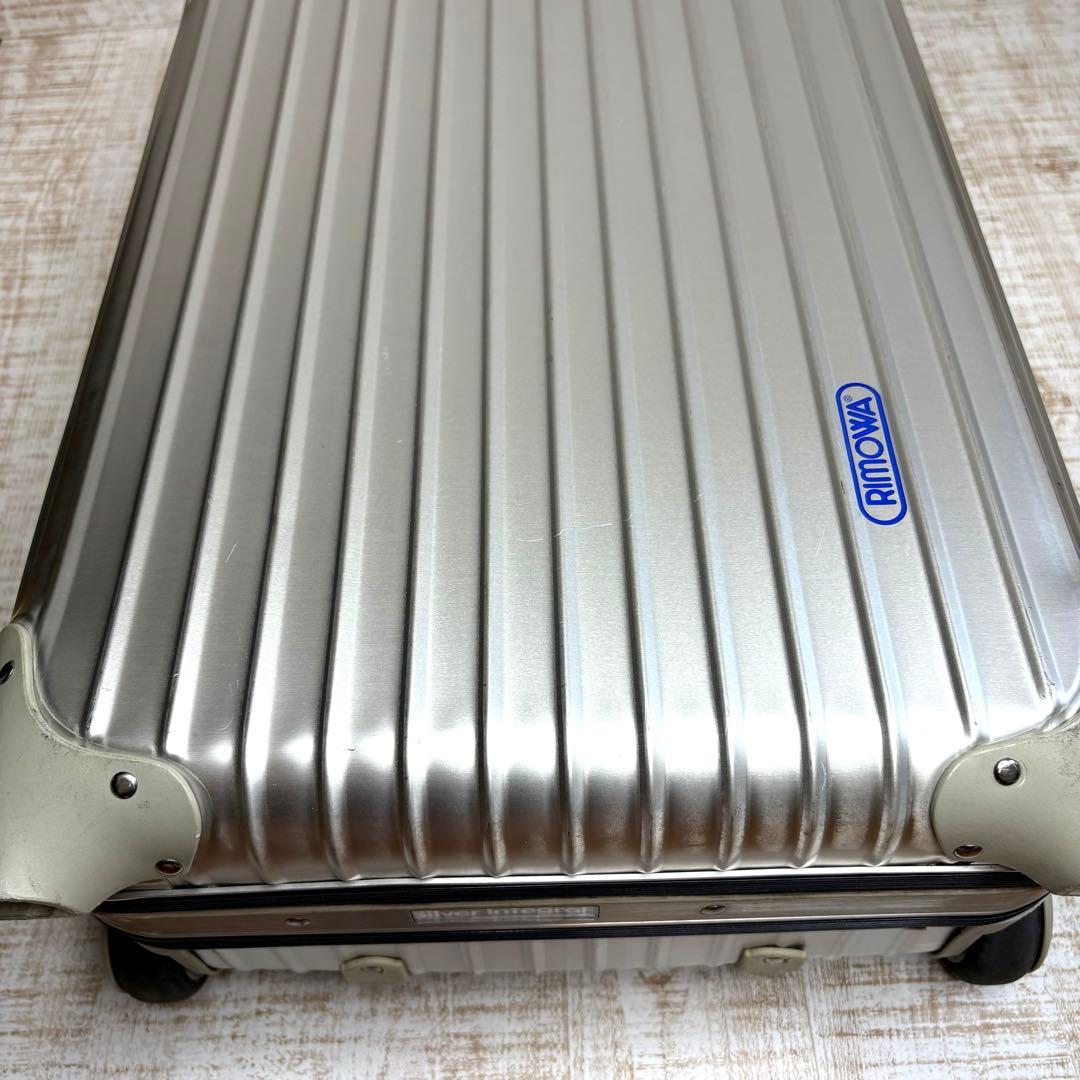 廃盤RIMOWAトパーズ　シルバーインテグラル　32L 2輪　機内持込み
