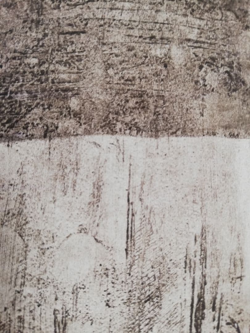 ART759　「火星探査5(ダークブラウン)」　チェコの銅版画　インテリアアート