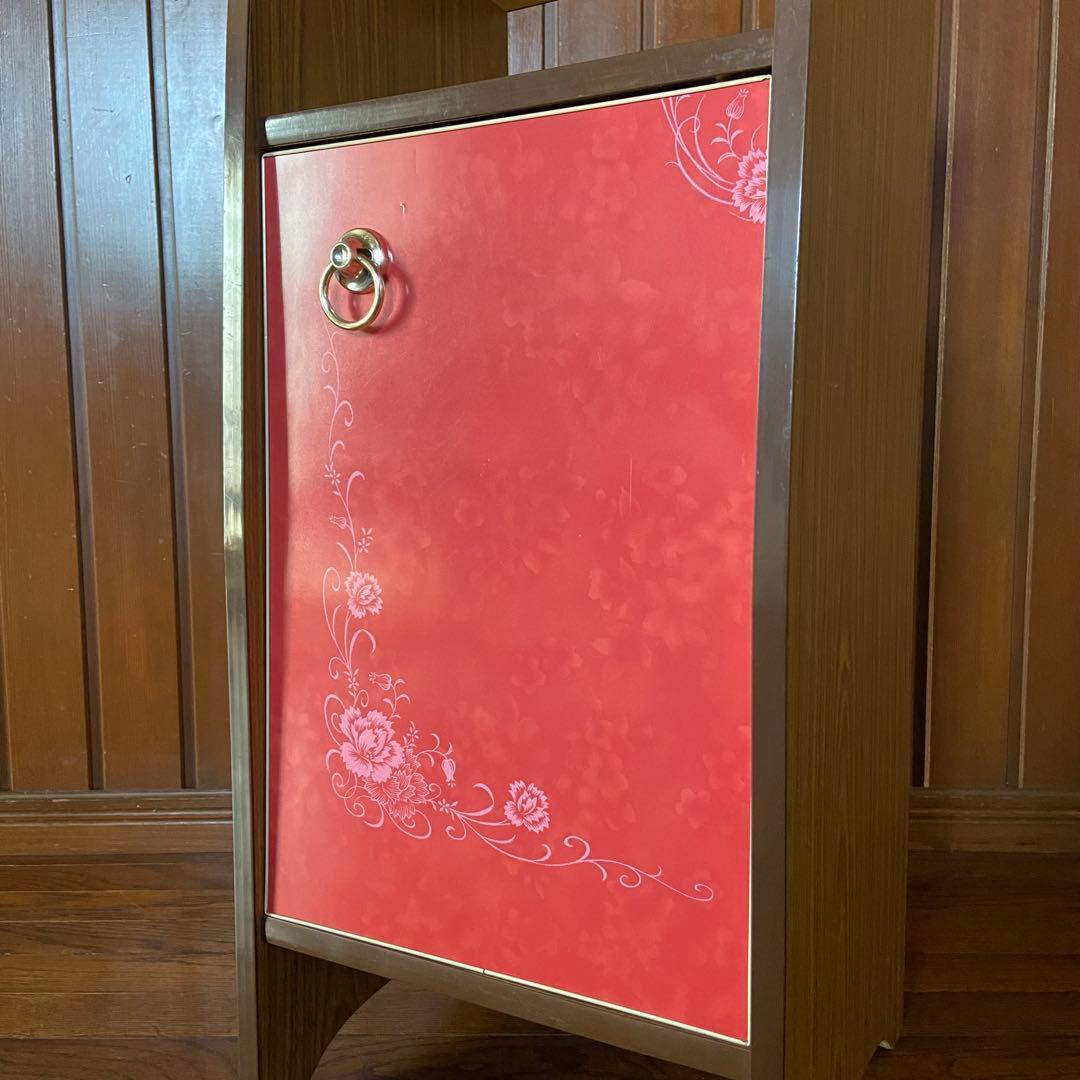 昭和レトロ　収納棚　電話台　美品　飾り台