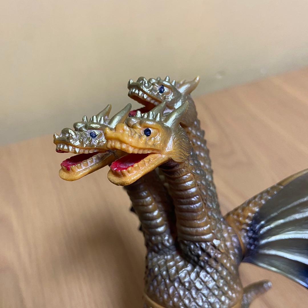 【当時物】ポピー キングザウルスシリーズ キングギドラ ソフビ 5423