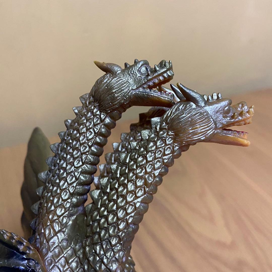 【当時物】ポピー キングザウルスシリーズ キングギドラ ソフビ 5423