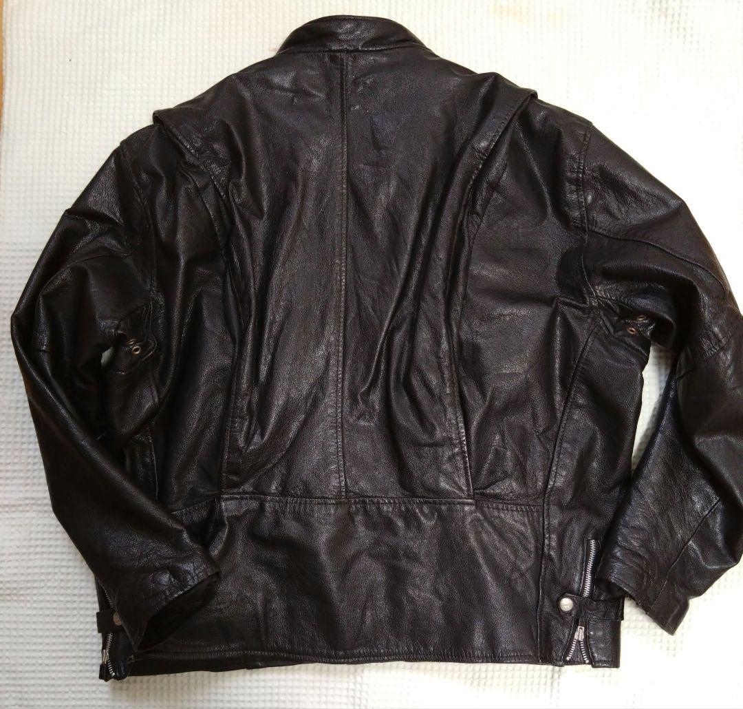 UK製 Interstate Leather シングルライダース 2XLサイズ