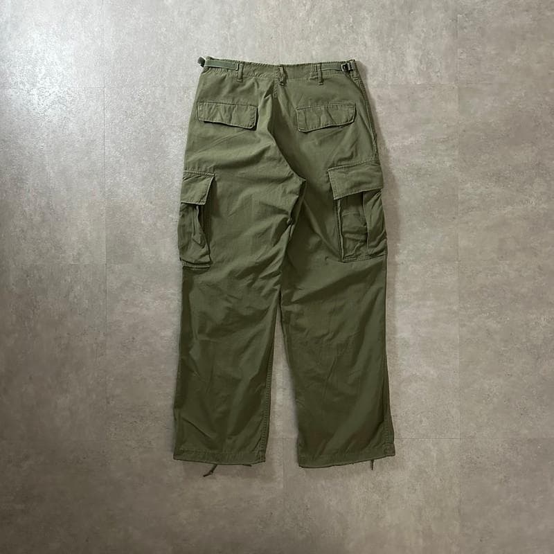 60s 米軍 OG-107 ジャングルファティーグパンツ 4th S-R