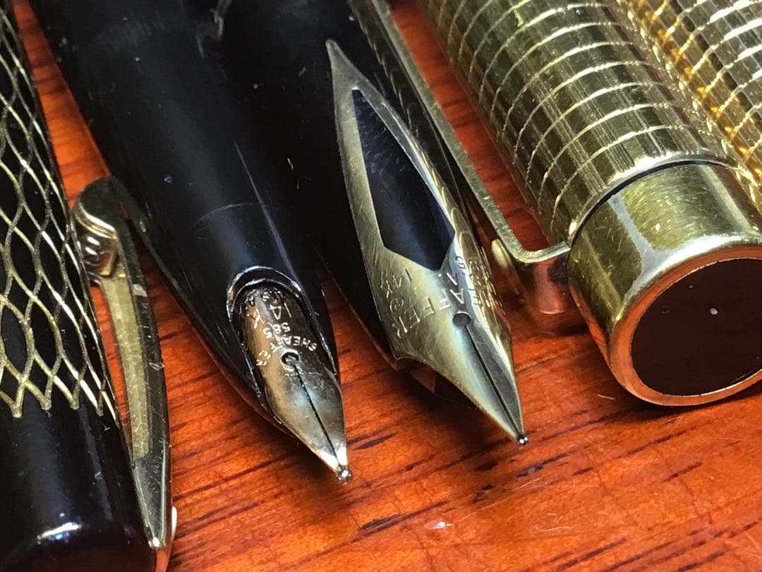 SHEAFFER シェーファー 万年筆 ペン先14K 2本まとめ ヴィンテージ