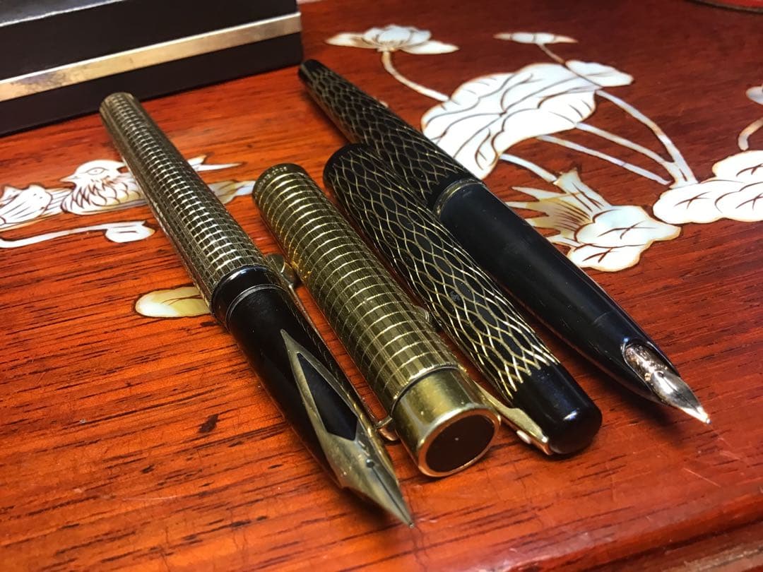 SHEAFFER シェーファー 万年筆 ペン先14K 2本まとめ ヴィンテージ