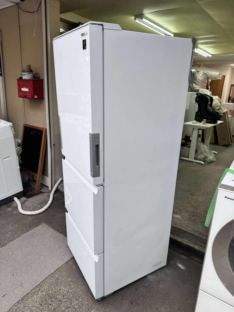SHARP ノンフロン冷凍冷蔵庫 350L SJ-GW35J-W　2023年製
