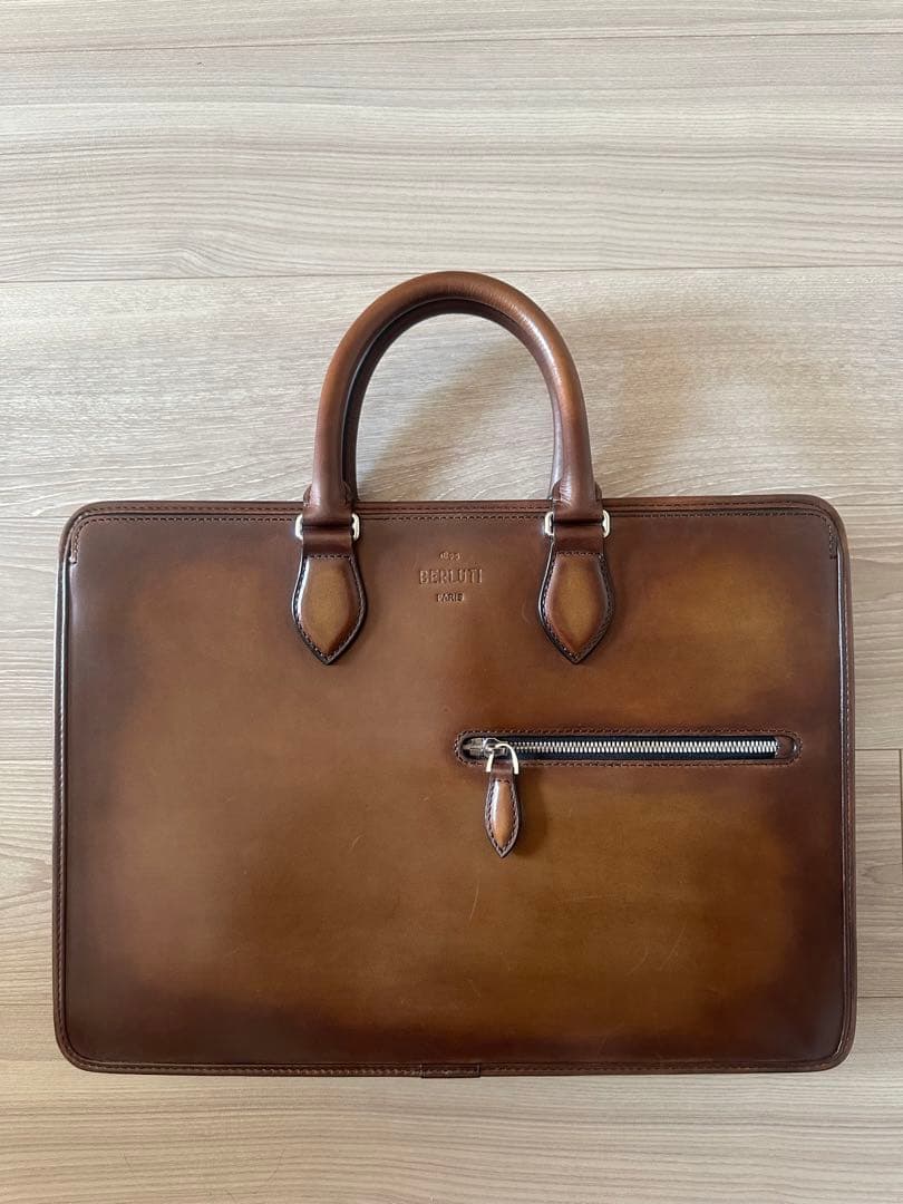 ふ*ー様 定価63,8万 ベルルッティ アンジュール ブリーフケース バッグ 最