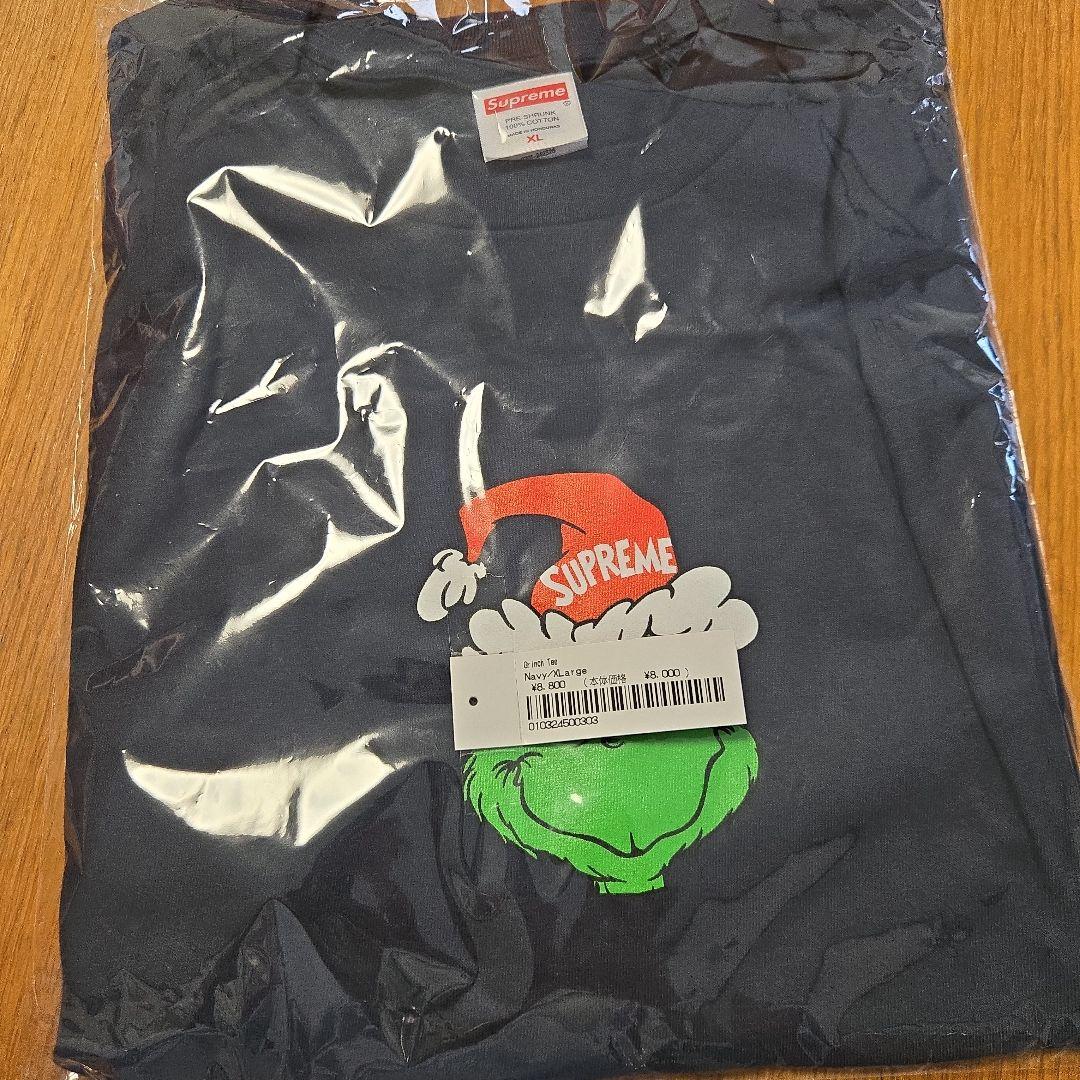 supreme grinch tee　Navy XL