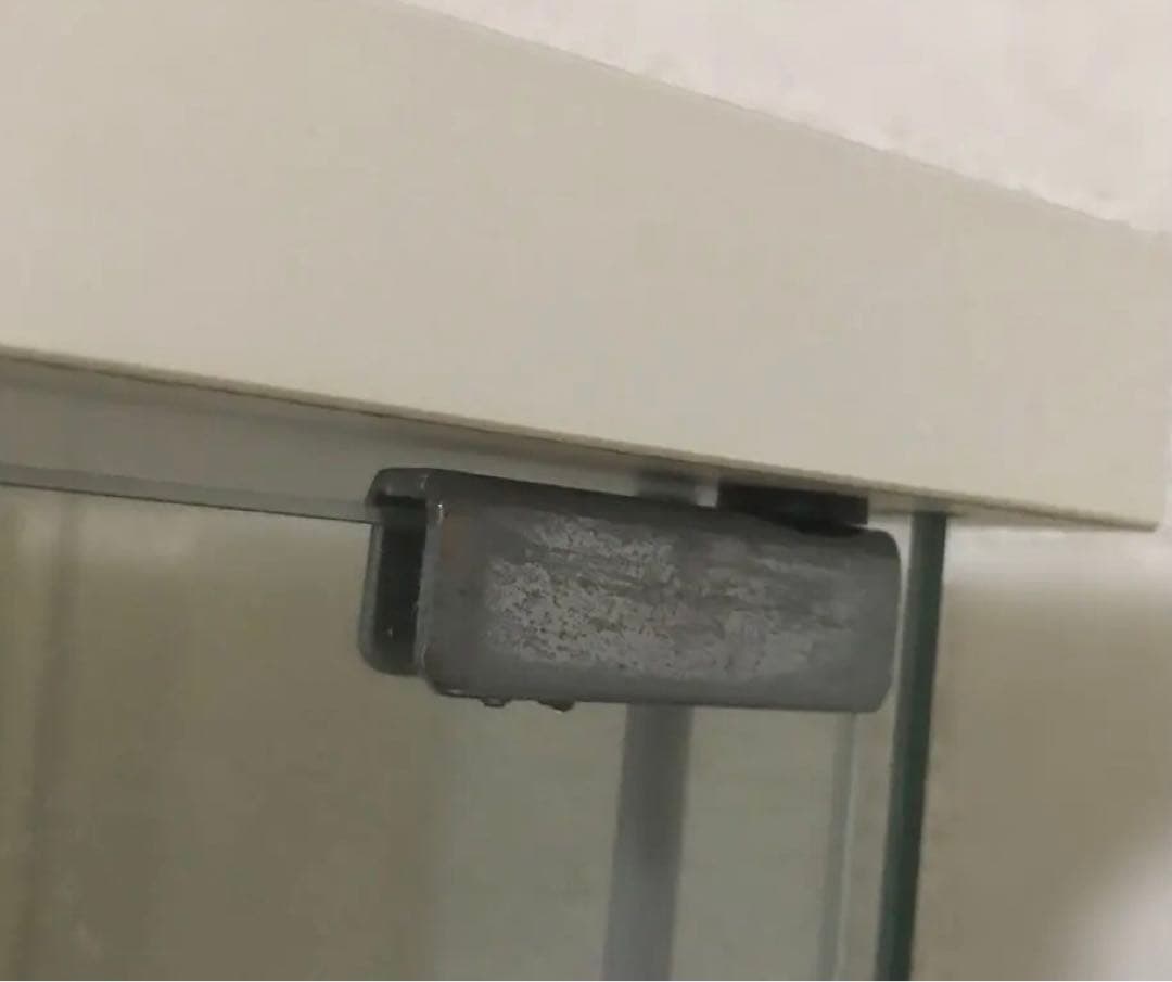 【送料込み1台】IKEA イケア DETOLF デトルフ ガラスケース ホワイト