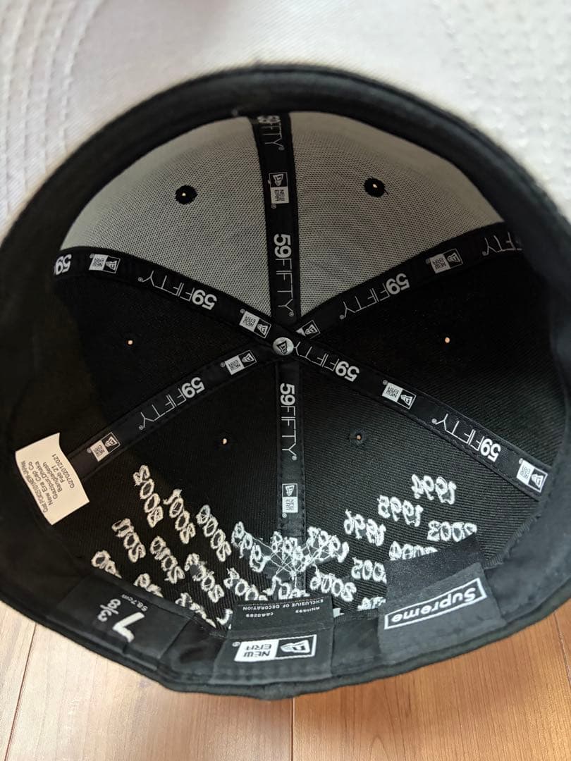 aokkiisshh Supreme 59FIFTY キャップ ブラック