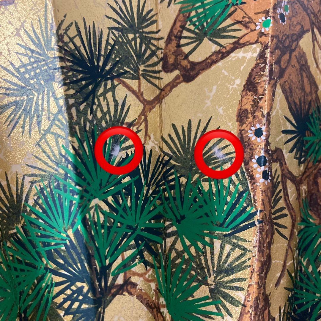 京扇子 とくの 両面 飾り扇子 鶴 百花