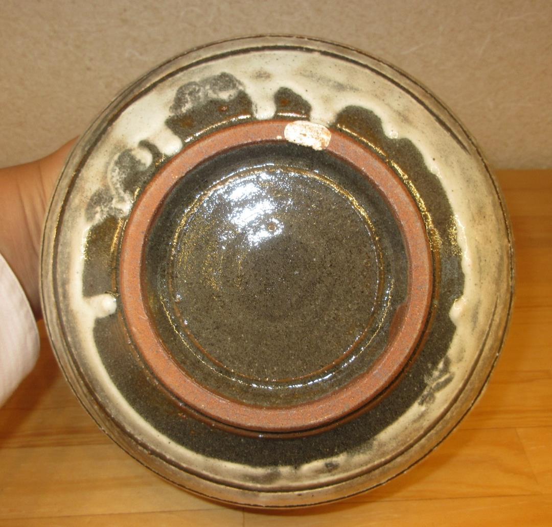 送料込【逢絢亭】茶道具 水指 瀬戸焼 刷毛目 高麗写 加藤雄平 共箱入り