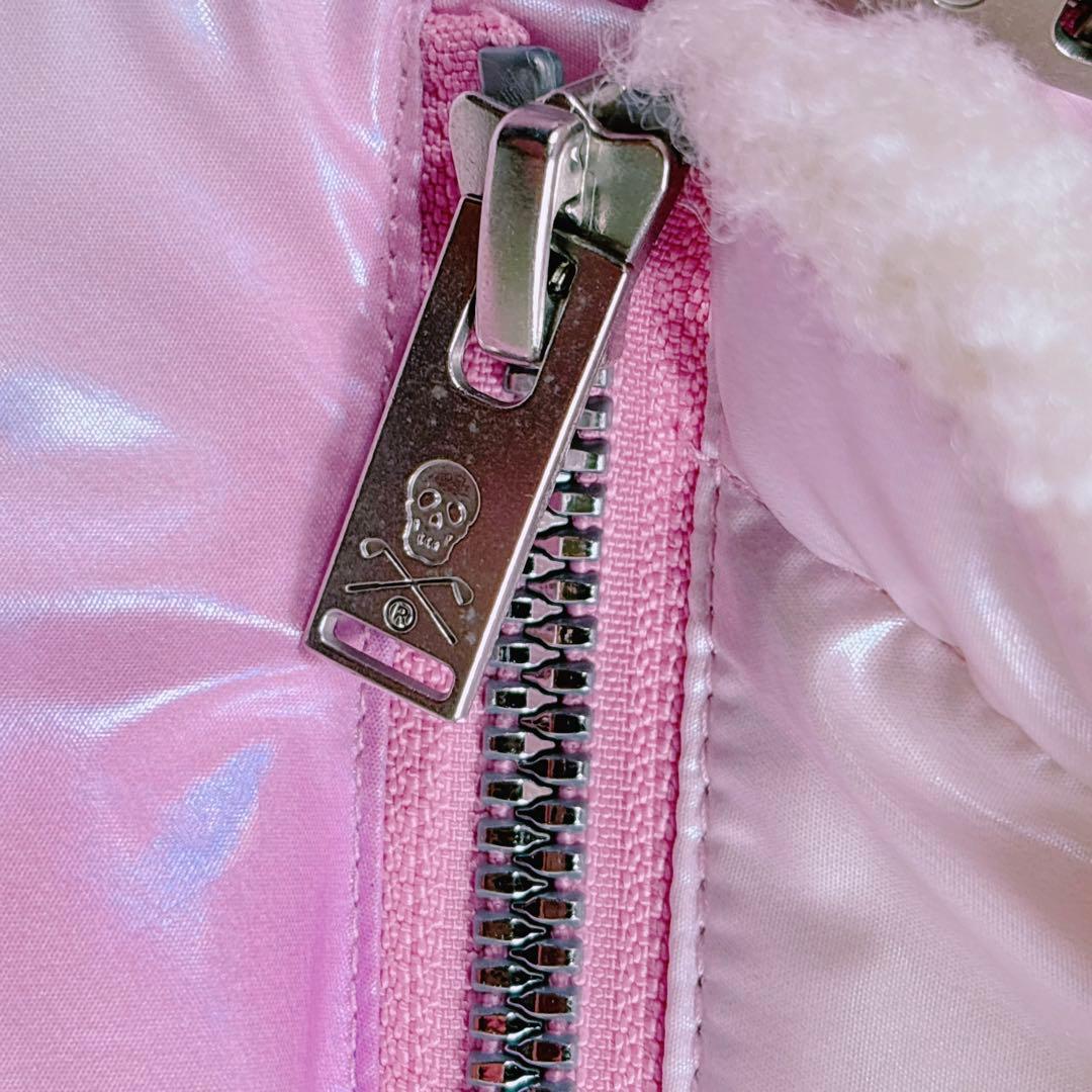 【サイズ36⭐️美品】マークアンドロナ　グラデーションホログラム中綿ベスト　ゴルフ