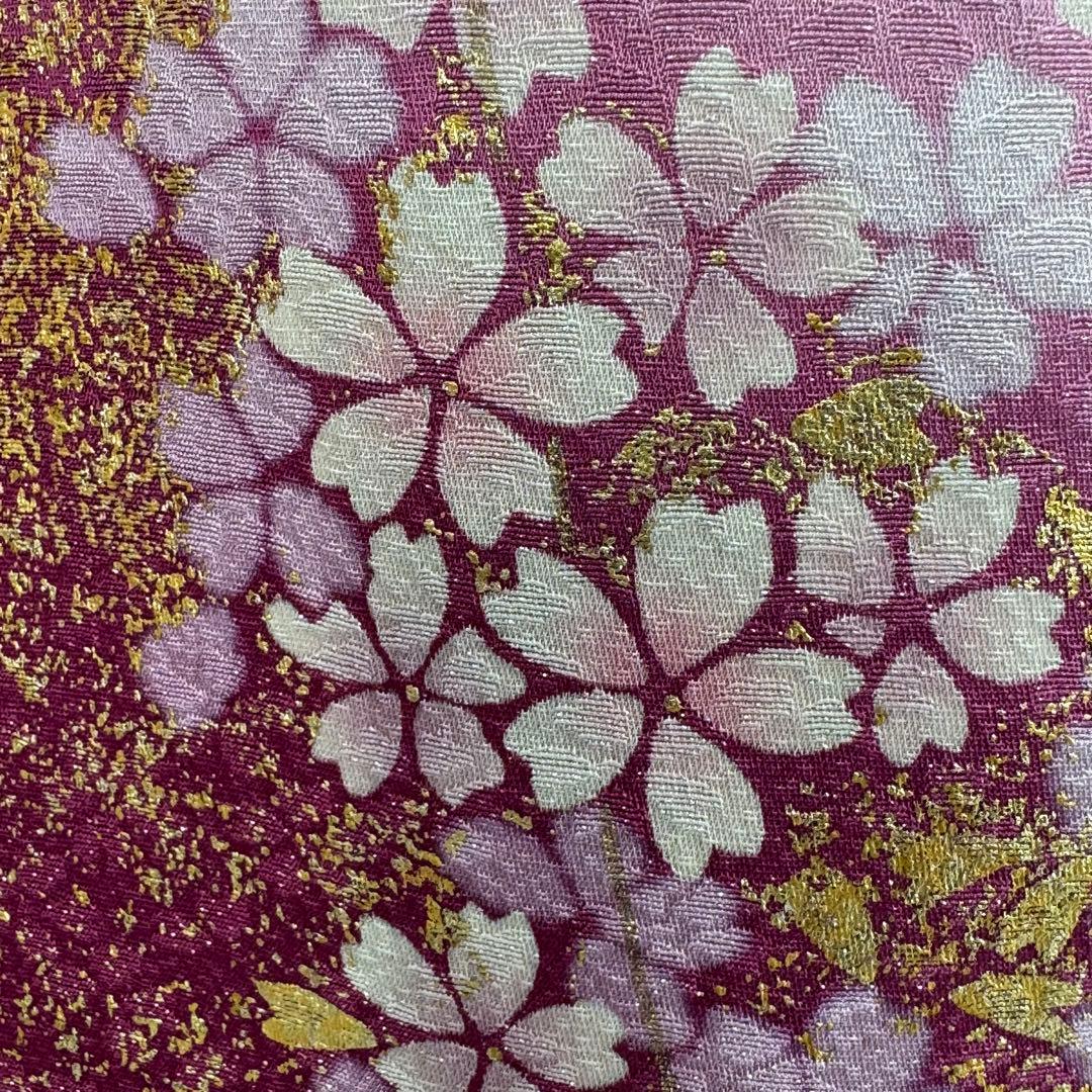 逸品 振袖7点フルセット 京都きもの友禅 桜尽くし 正絹　成人式　結婚式