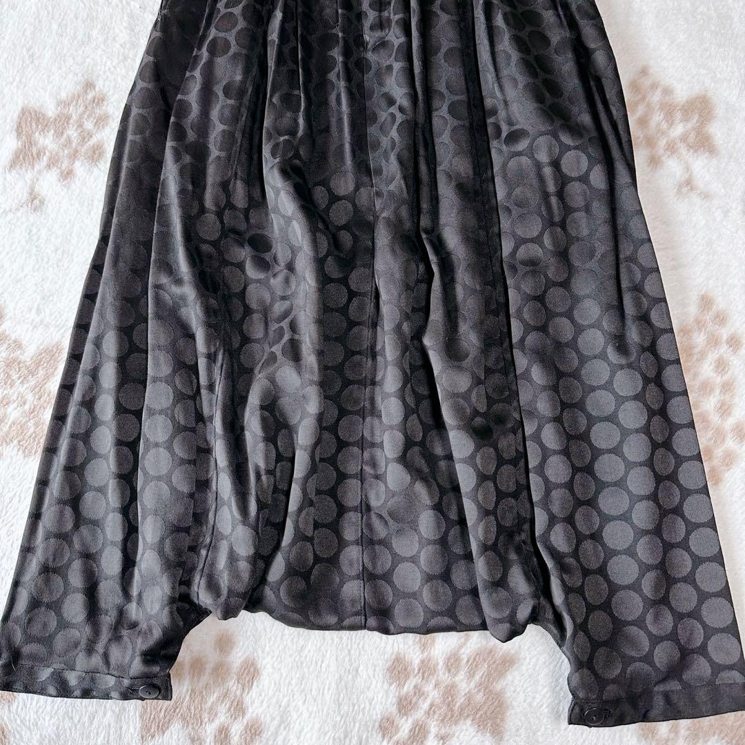 コムデギャルソン コムコム ドット 総柄 サルエルパンツ 水玉 サークル