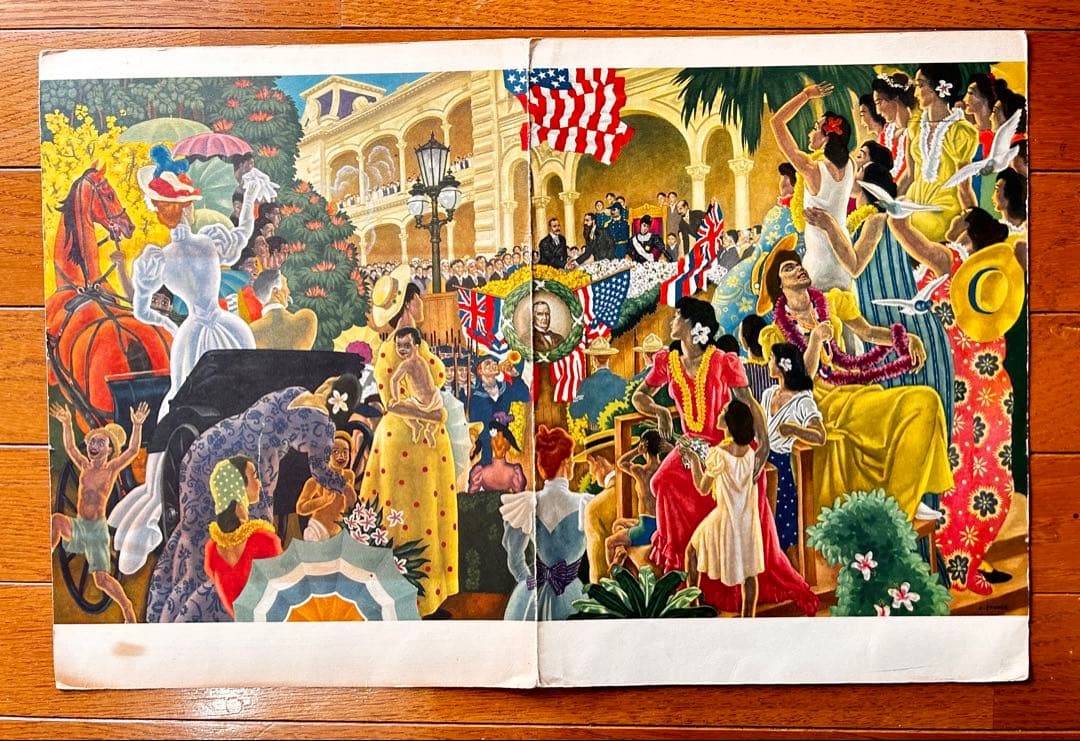 貴重！今やアート！ 1956年代 Matson Line 客船の メニュー