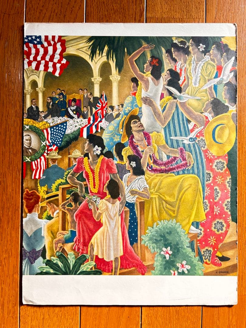 貴重！今やアート！ 1956年代 Matson Line 客船の メニュー