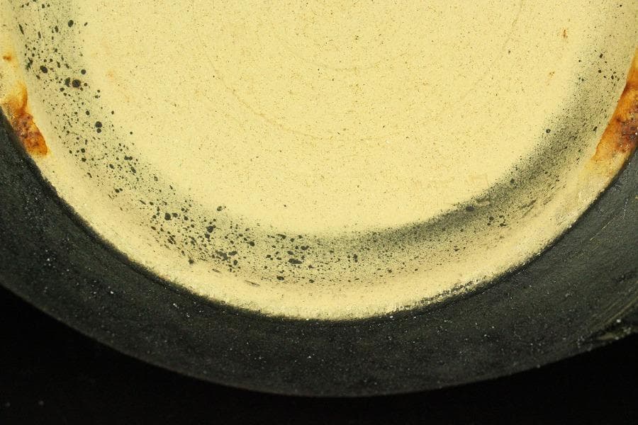 陶器 信楽 舟形 自然木 手付き 盛鉢 43.5cmx31.5cm(A342)