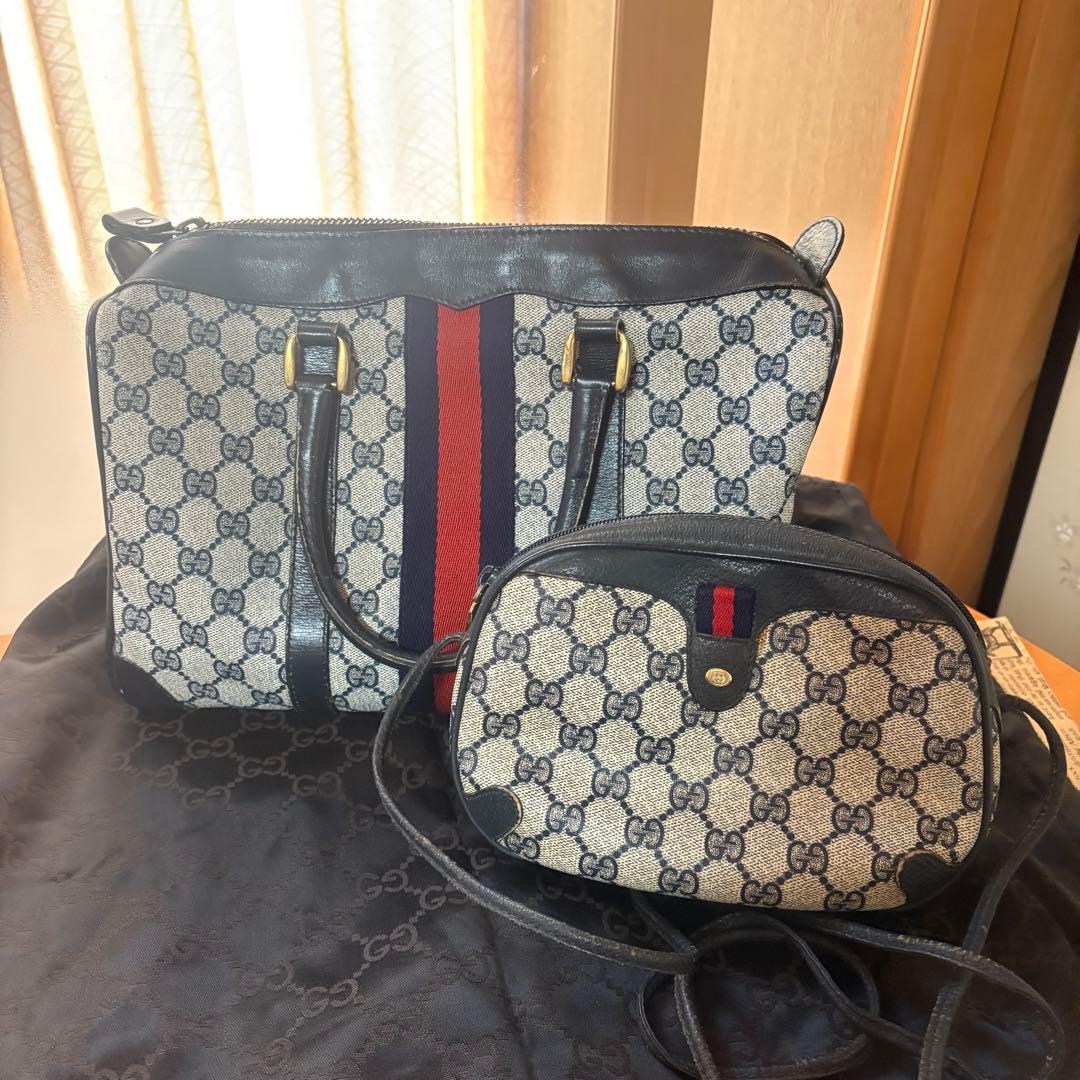 GUCCI set売り ボストンバッグ　ハンドバッグ　ショルダーバッグ