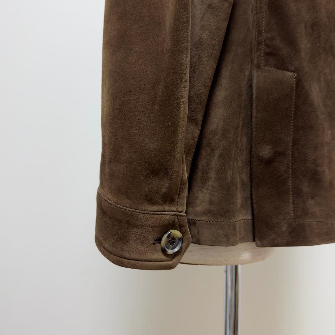 定価56万円 イザイア スウェードレザーM65ジャケット ブルゾン