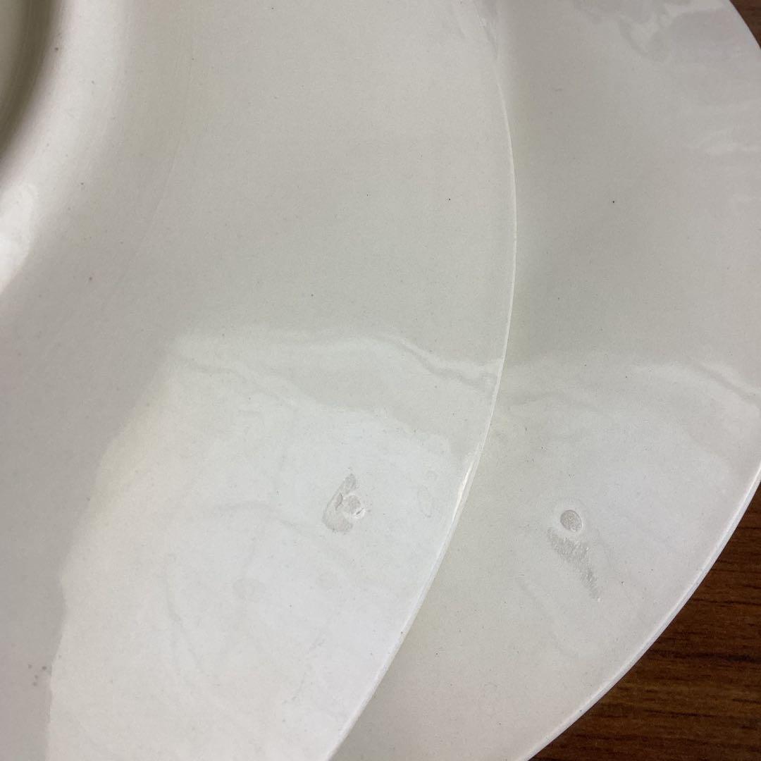 フランスアンティーク ♧ ロンシャン ♧ オイスタープレート24cm x2枚