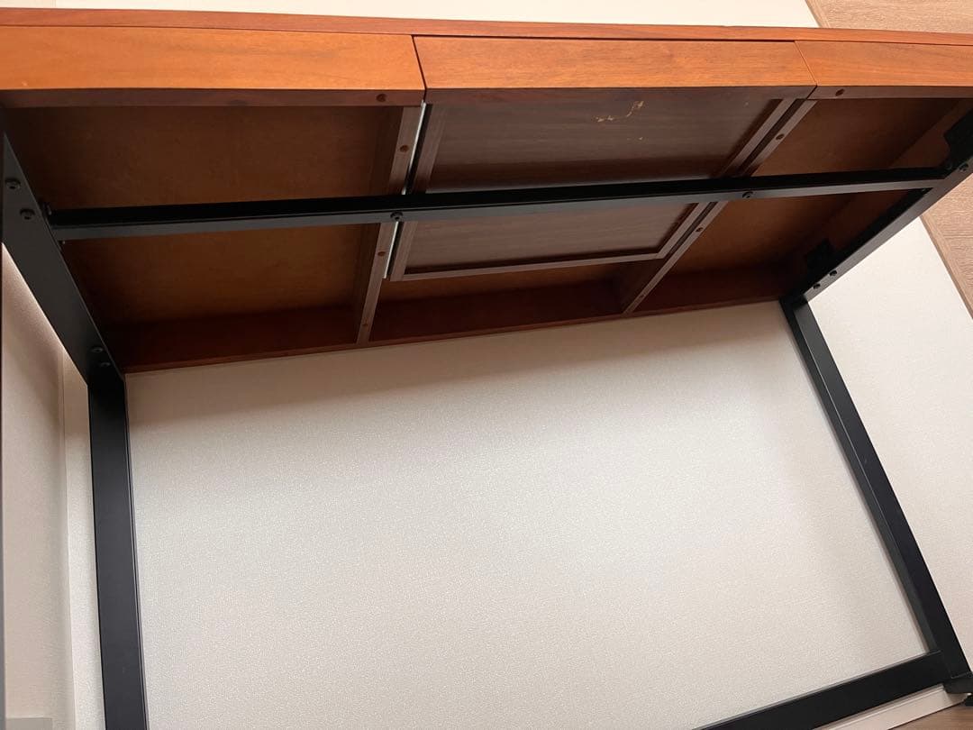 木製×スチール脚 ワークデスク・PCデスク
