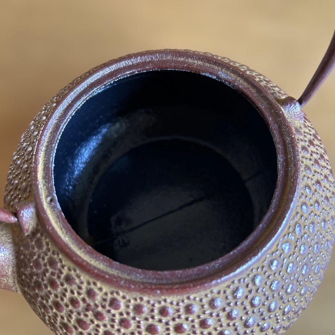 南部盛岡鉄瓶と台座 セット新品