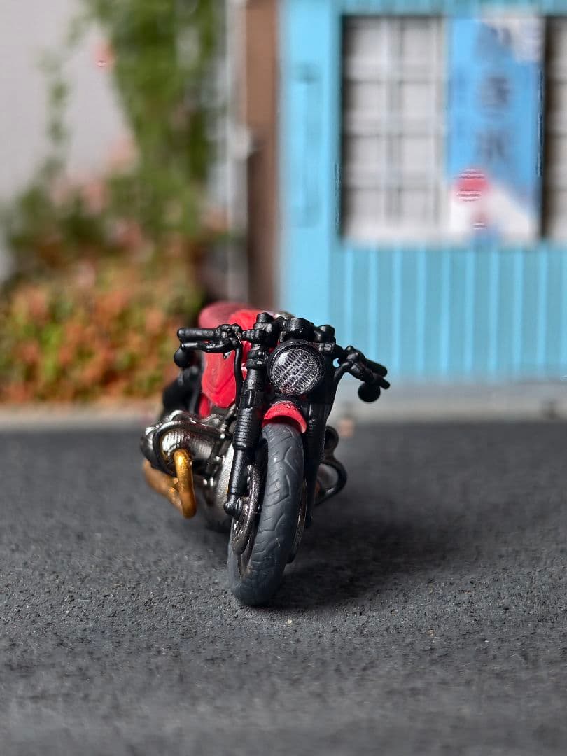 1/64 BMW R100 バイク模型 ミニチュア