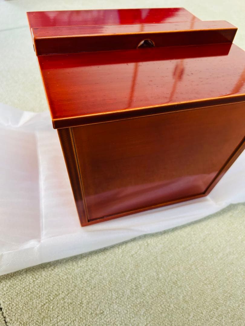 未使用品　飛騨春慶　つるべ水指　春慶塗　水差し　茶道