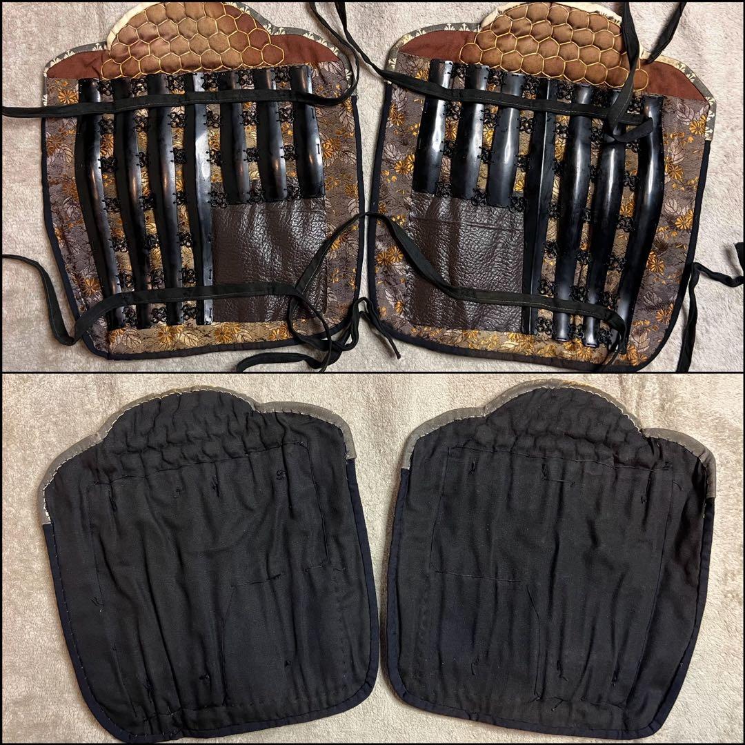 【Patra】丸武産業製【鎧•甲冑】黒色紺糸威当世具足【鎧立て•櫃付】