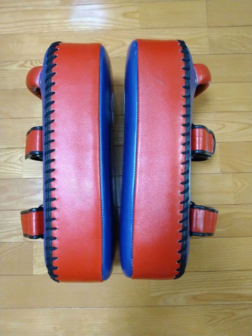 WINDY キックミット 青/赤 2個セット