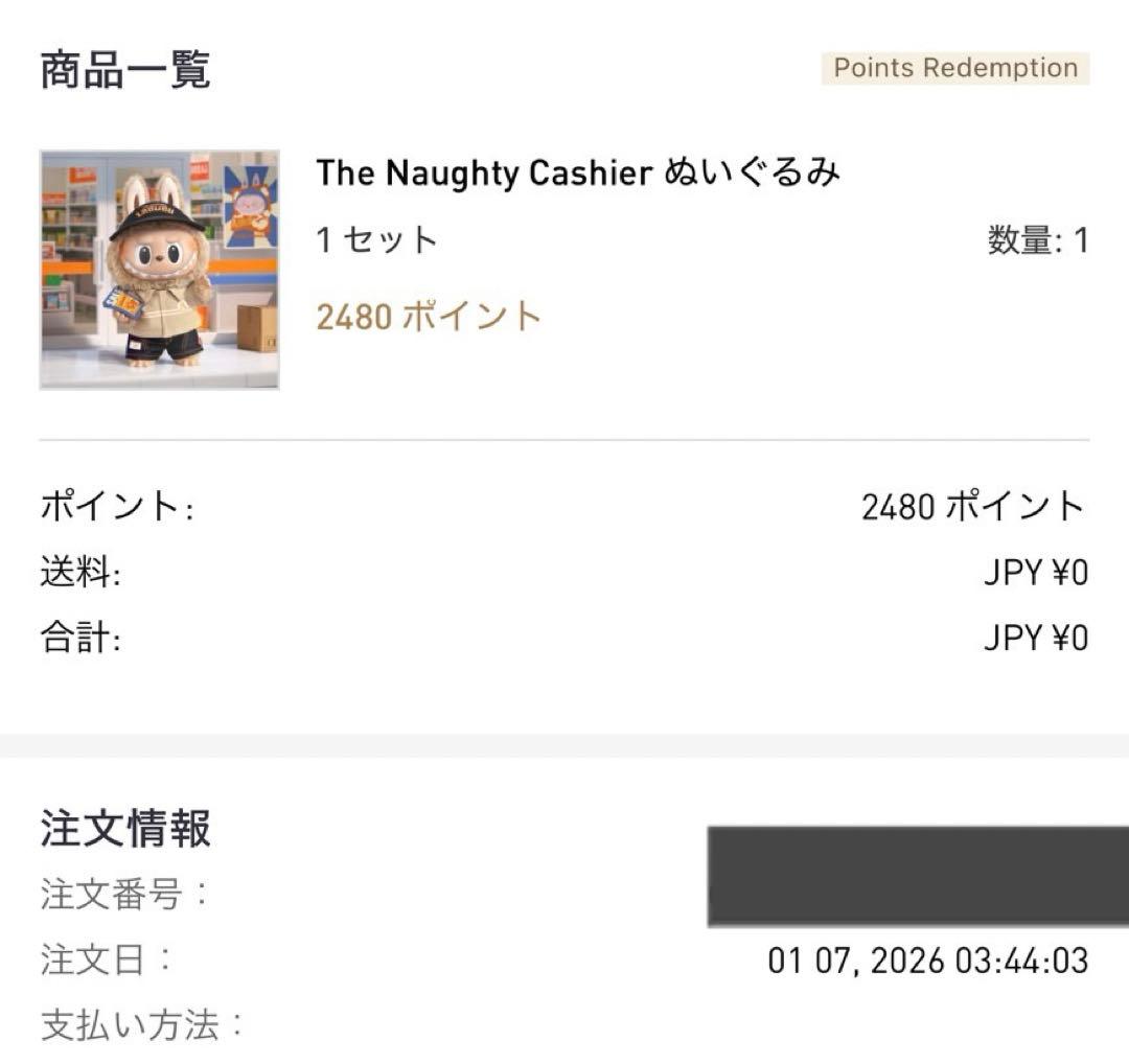 THE MONSTER LABUBUラブブThe Naughty Cashier