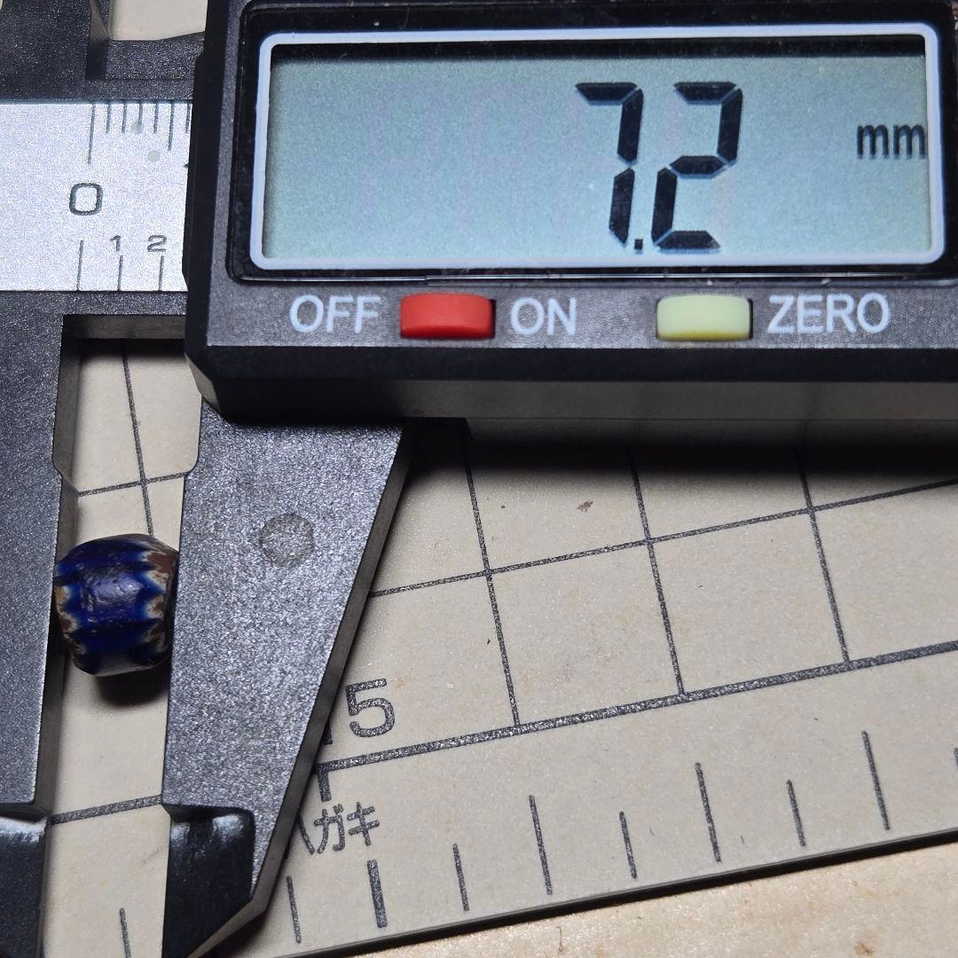 小粒　雰囲気抜群　７層シェブロンビーズ　goro's等のカスタムに　13