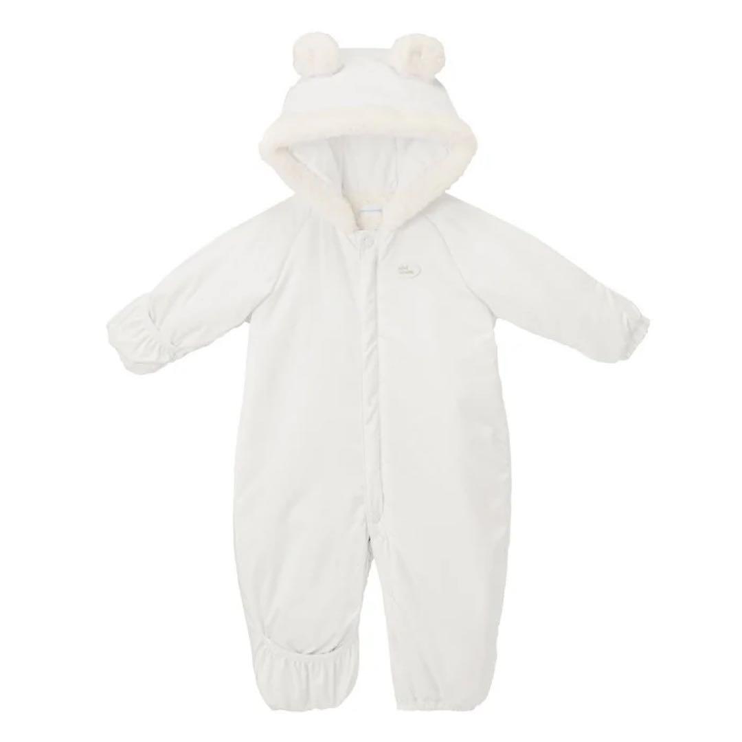 【ミキハウス】ジャンプスーツ　防寒ツーウェイオール　60-80cm