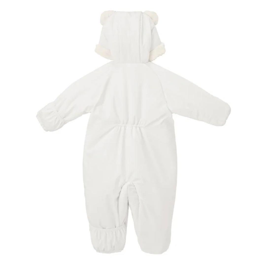 【ミキハウス】ジャンプスーツ　防寒ツーウェイオール　60-80cm