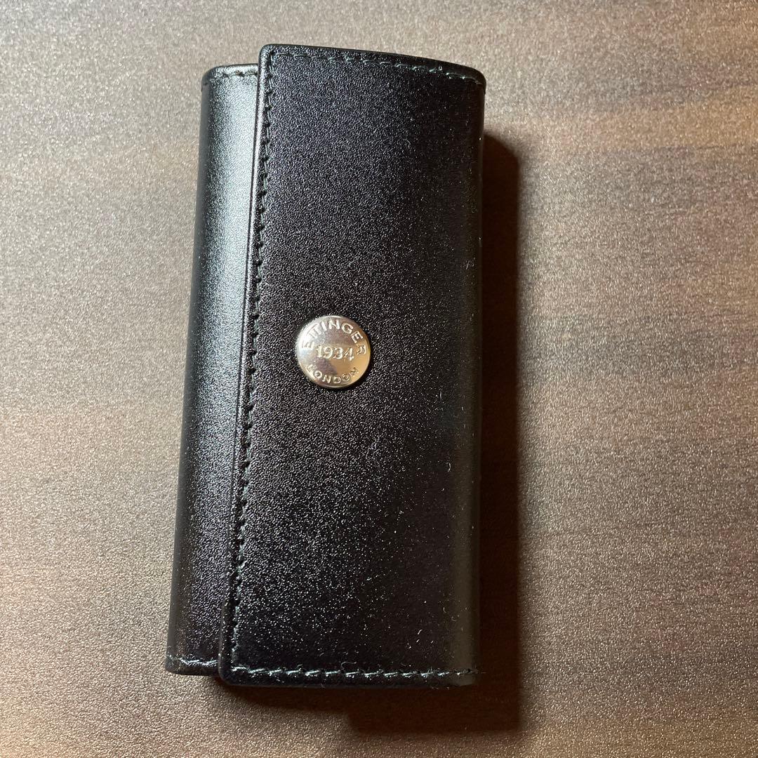 【新品・未使用】ETTINGER キーケース Black/Orange