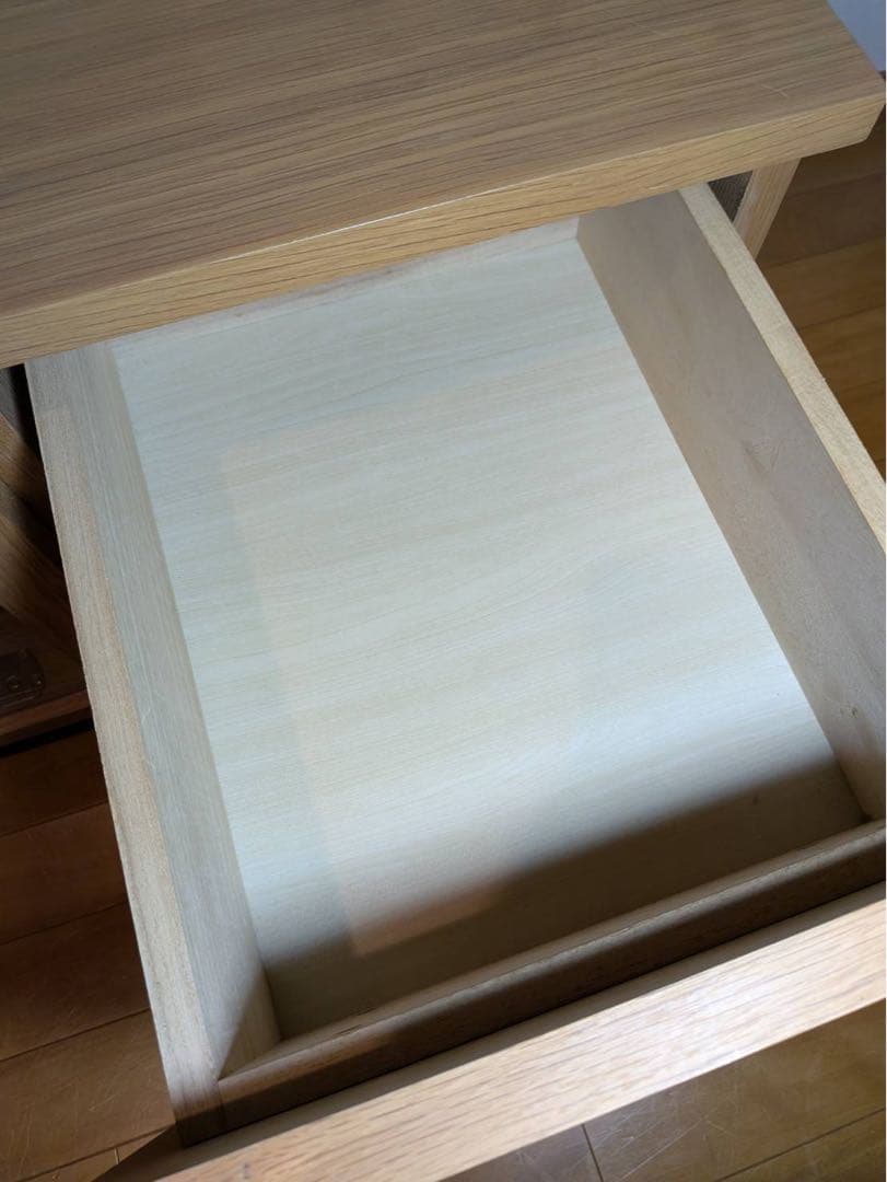 ■送料込■無印良品 木製テレビボード オーク材 収納棚 TV台木製家具 廃盤