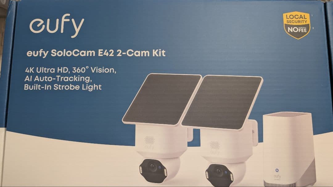 防犯カメラ eufy SoloCam E42 2-Cam Kit