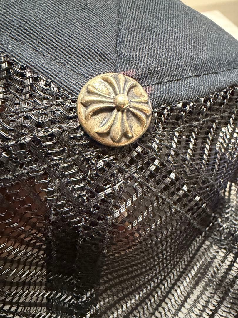 CHROME HEARTS ブラックキャップ メッシュ