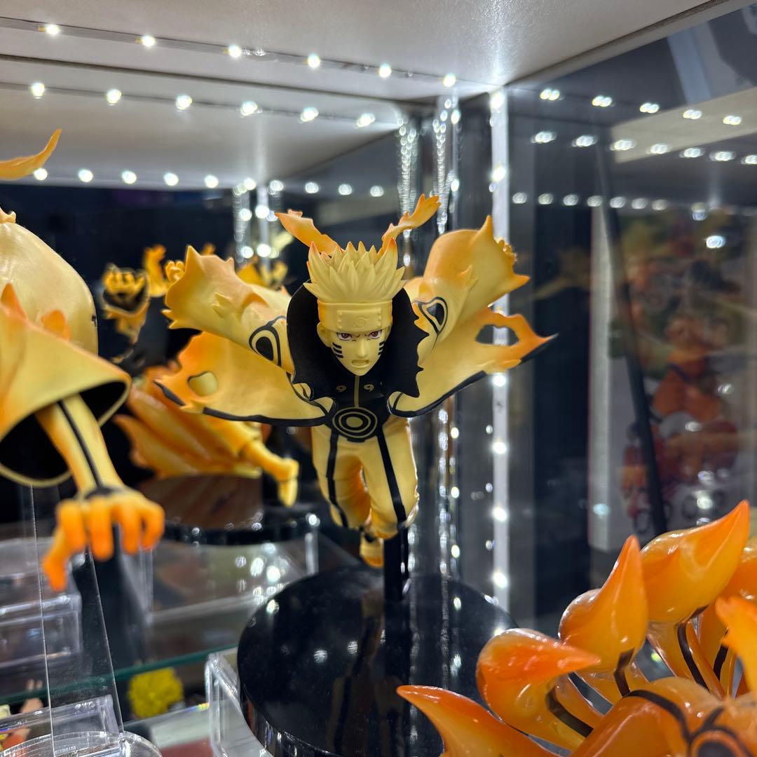 NARUTO ナルト ミナト　クラマ　フィギュア 8体セット+複製原画付き